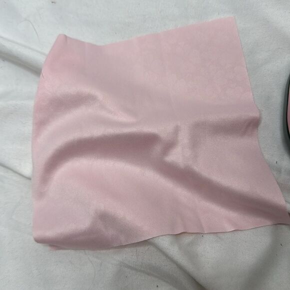 Kate Spade New York Eyeglass Pink/Green Eyeglass Case With Cleaning Cloth. - Picture 4 of 7